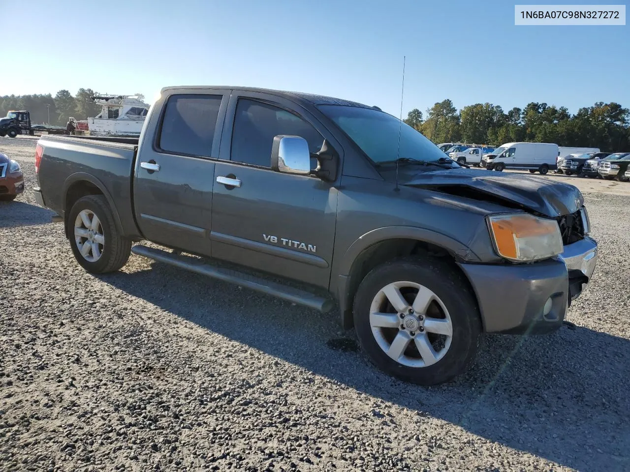 2008 Nissan Titan Xe VIN: 1N6BA07C98N327272 Lot: 76058654