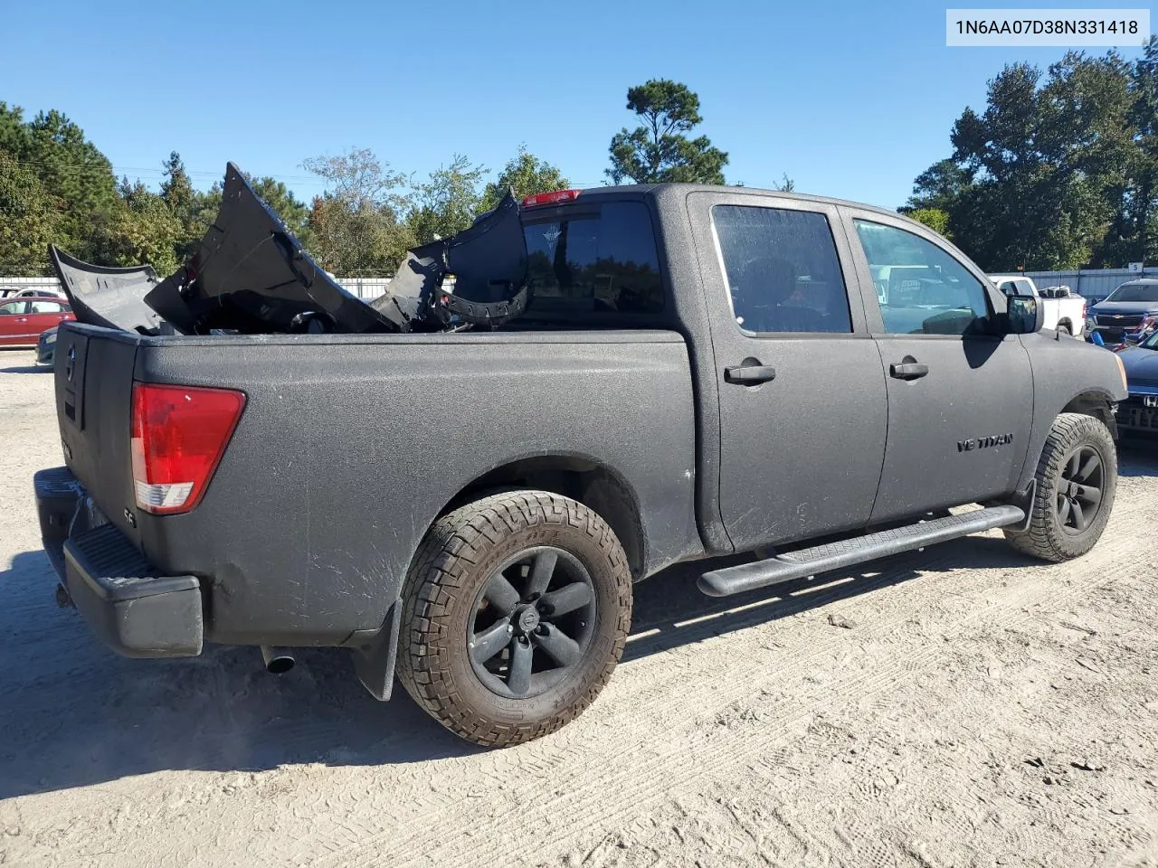 2008 Nissan Titan Xe VIN: 1N6AA07D38N331418 Lot: 76106874