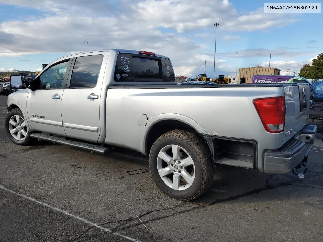 2008 Nissan Titan Xe VIN: 1N6AA07F28N302929 Lot: 76127284