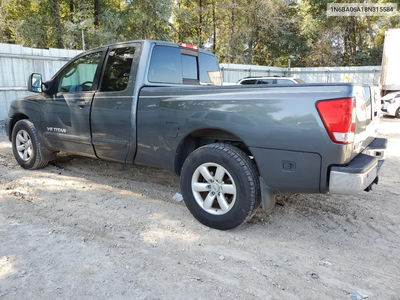 2008 Nissan Titan Xe VIN: 1N6BA06A18N315584 Lot: 76809024