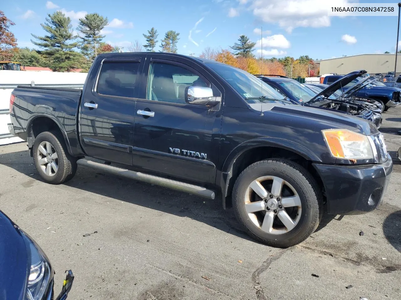 2008 Nissan Titan Xe VIN: 1N6AA07C08N347258 Lot: 77000524