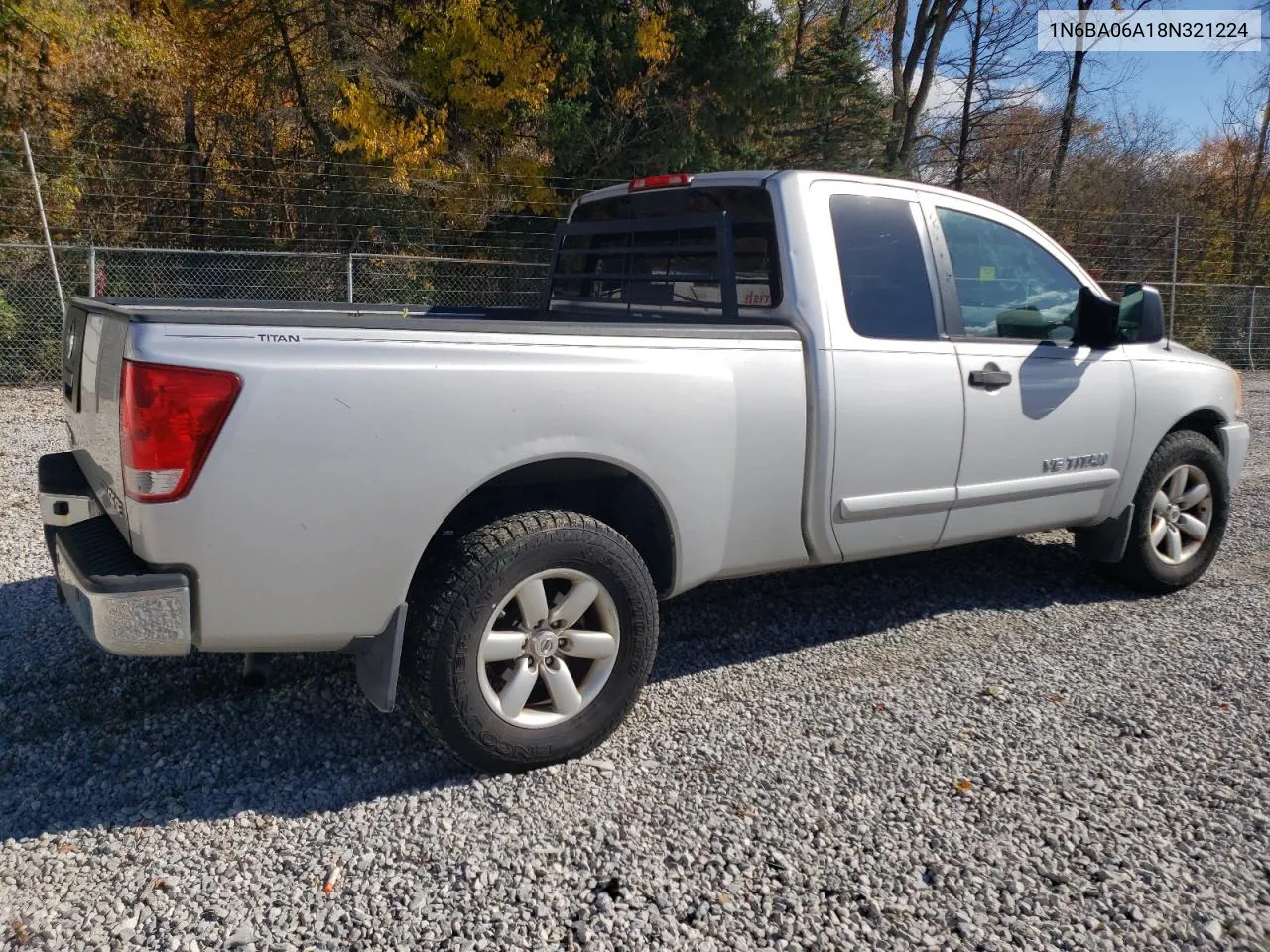 2008 Nissan Titan Xe VIN: 1N6BA06A18N321224 Lot: 77647054