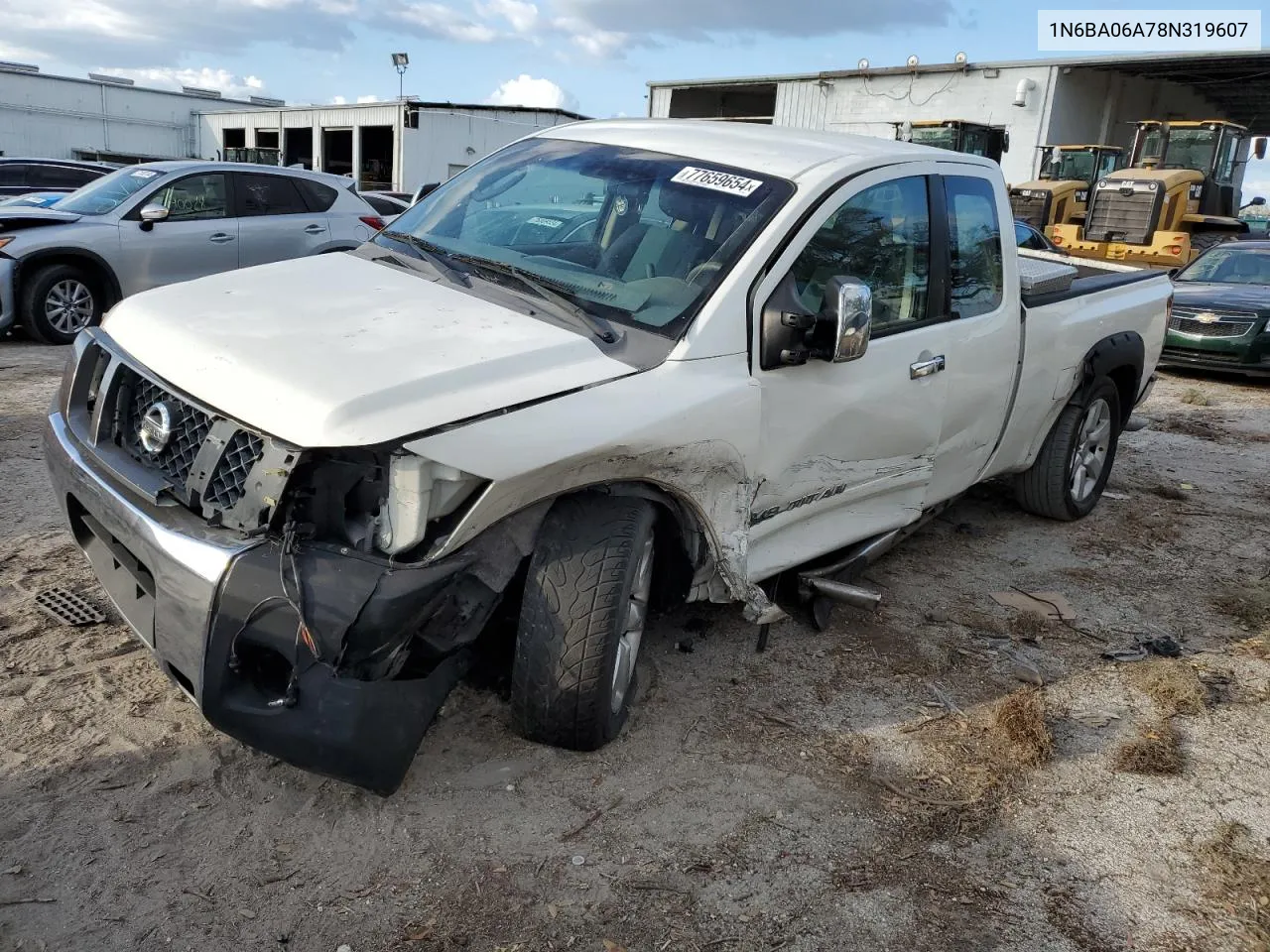 2008 Nissan Titan Xe VIN: 1N6BA06A78N319607 Lot: 77659654