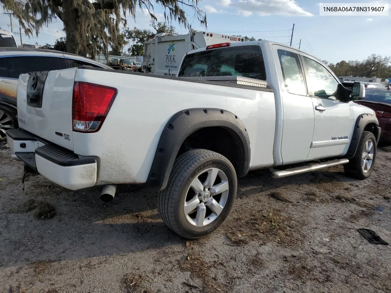 2008 Nissan Titan Xe VIN: 1N6BA06A78N319607 Lot: 77659654