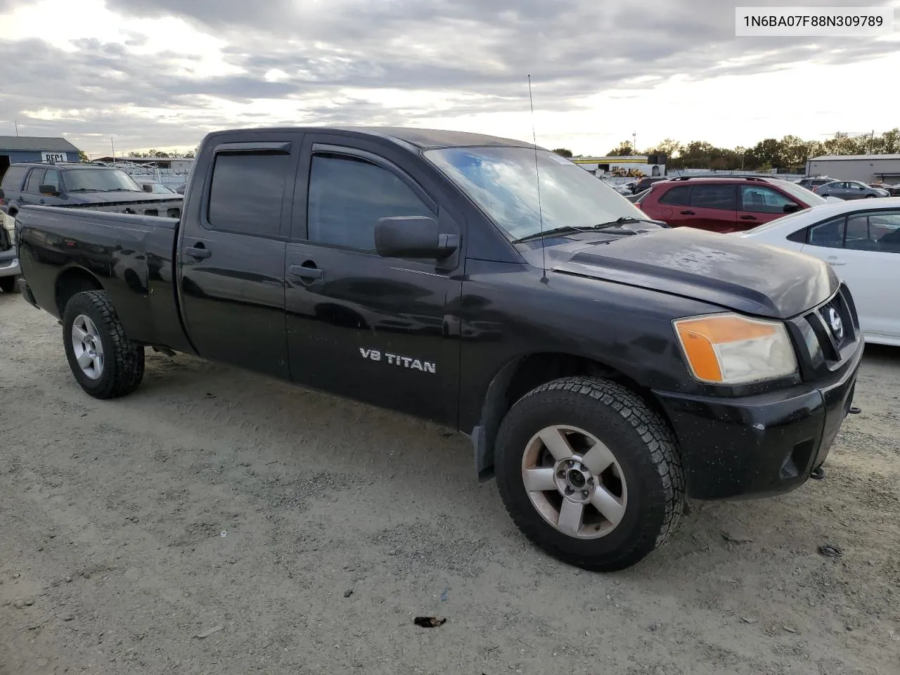 2008 Nissan Titan Xe VIN: 1N6BA07F88N309789 Lot: 77879284