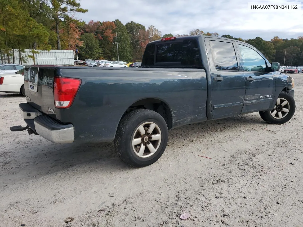 2008 Nissan Titan Xe VIN: 1N6AA07F98N341162 Lot: 78012584