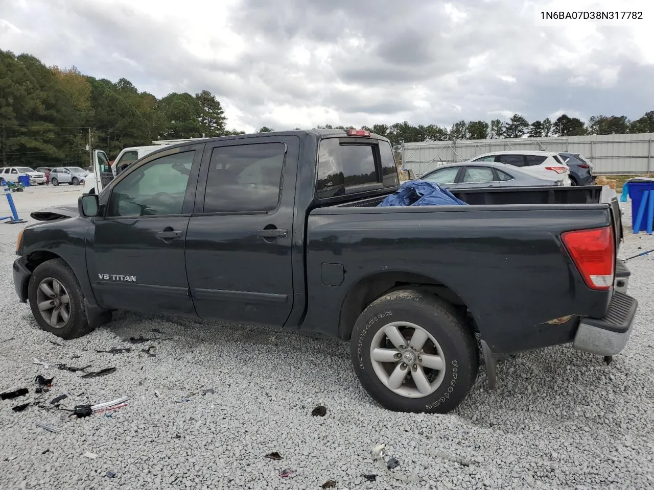 2008 Nissan Titan Xe VIN: 1N6BA07D38N317782 Lot: 78013974