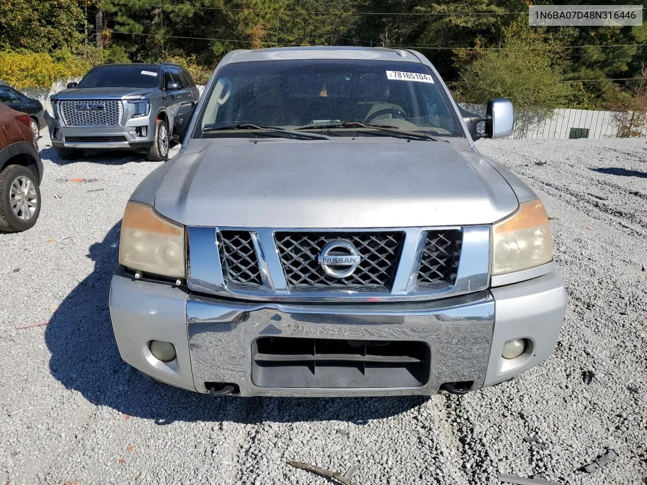 1N6BA07D48N316446 2008 Nissan Titan Xe