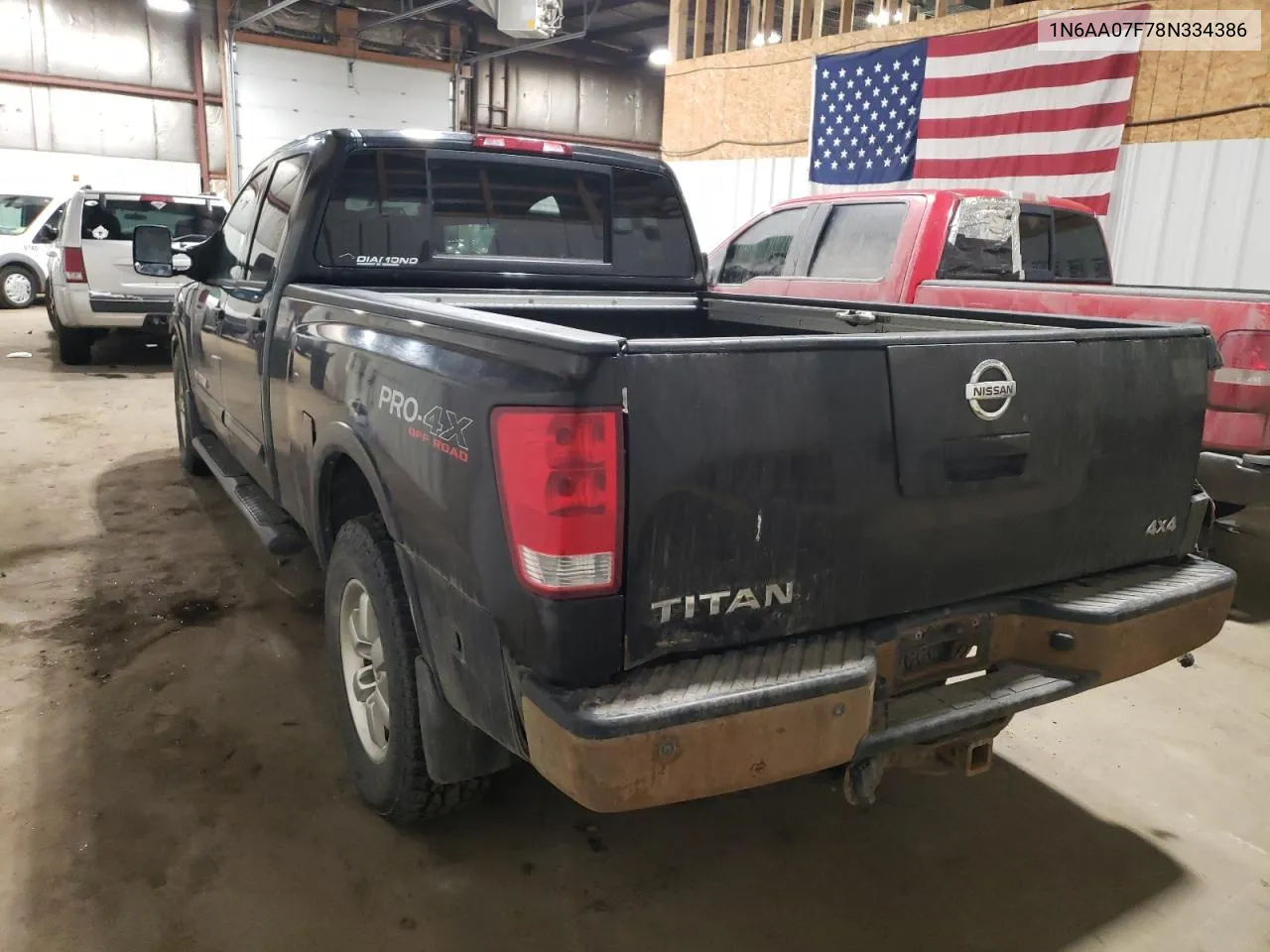 2008 Nissan Titan Xe VIN: 1N6AA07F78N334386 Lot: 78542274