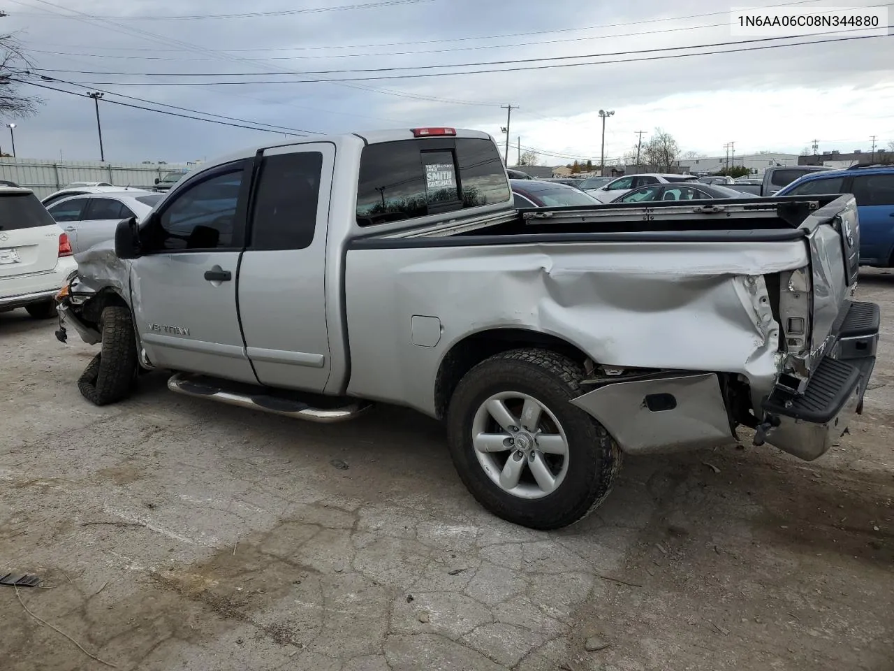 2008 Nissan Titan Xe VIN: 1N6AA06C08N344880 Lot: 78995594