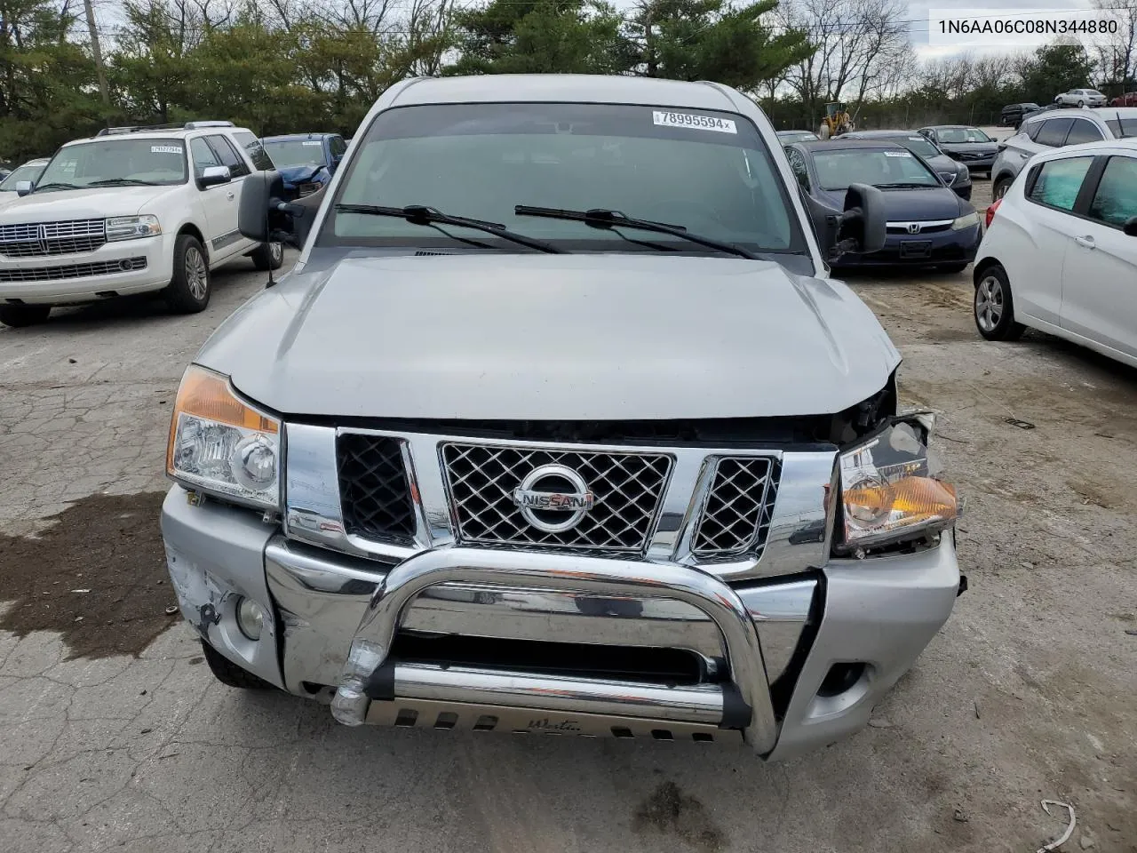 2008 Nissan Titan Xe VIN: 1N6AA06C08N344880 Lot: 78995594