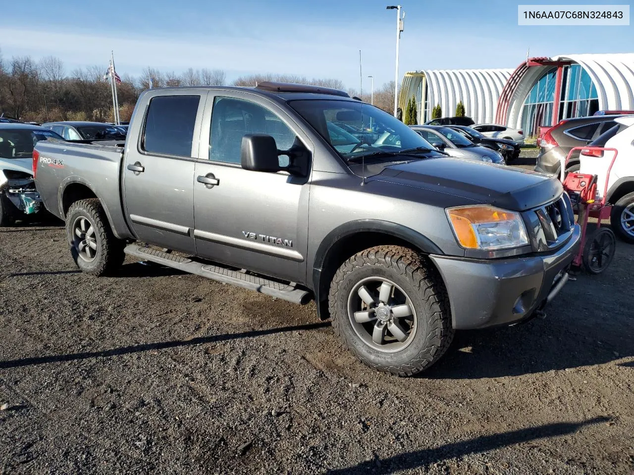 2008 Nissan Titan Xe VIN: 1N6AA07C68N324843 Lot: 79276434