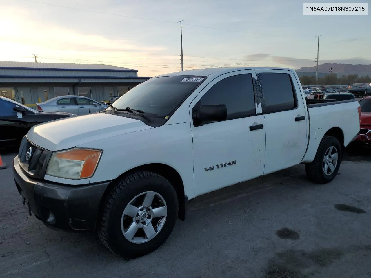 2008 Nissan Titan Xe VIN: 1N6AA07D18N307215 Lot: 79448994