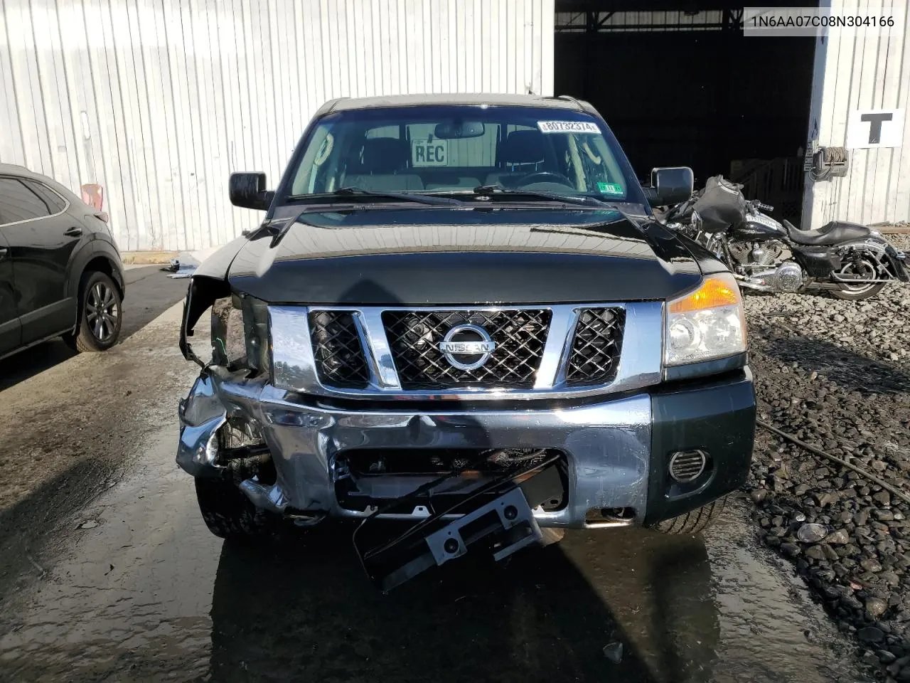 2008 Nissan Titan Xe VIN: 1N6AA07C08N304166 Lot: 80732374