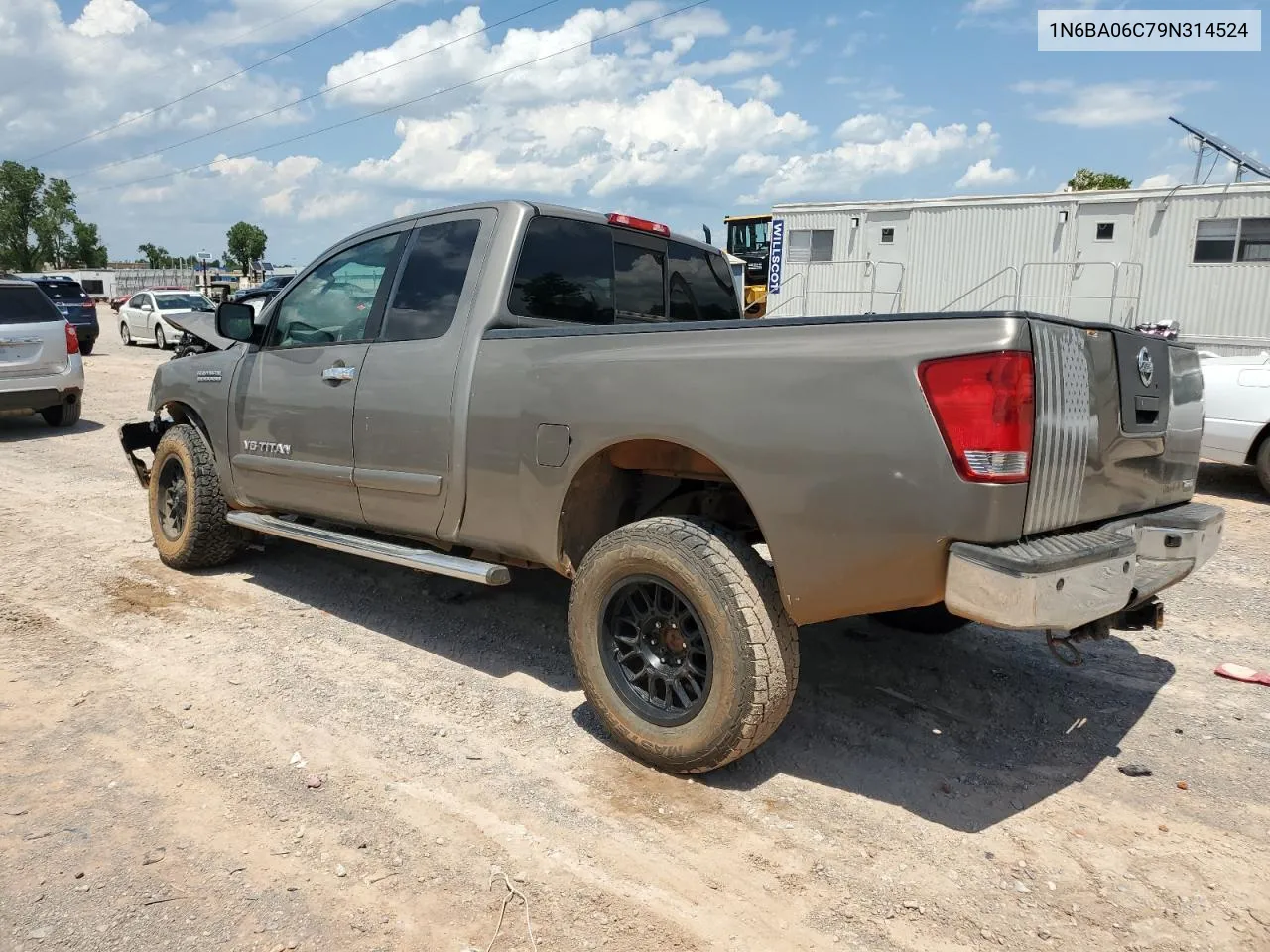 2009 Nissan Titan Xe VIN: 1N6BA06C79N314524 Lot: 62149224