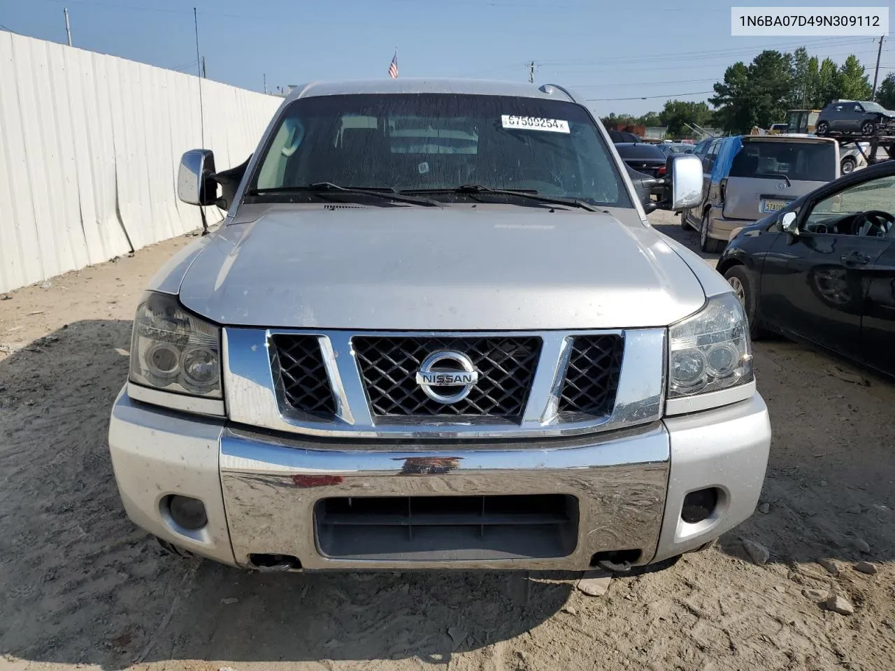 1N6BA07D49N309112 2009 Nissan Titan Xe