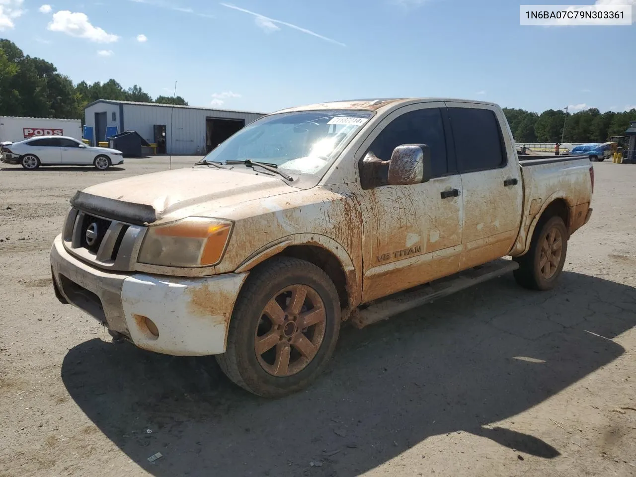 2009 Nissan Titan Xe VIN: 1N6BA07C79N303361 Lot: 71182244