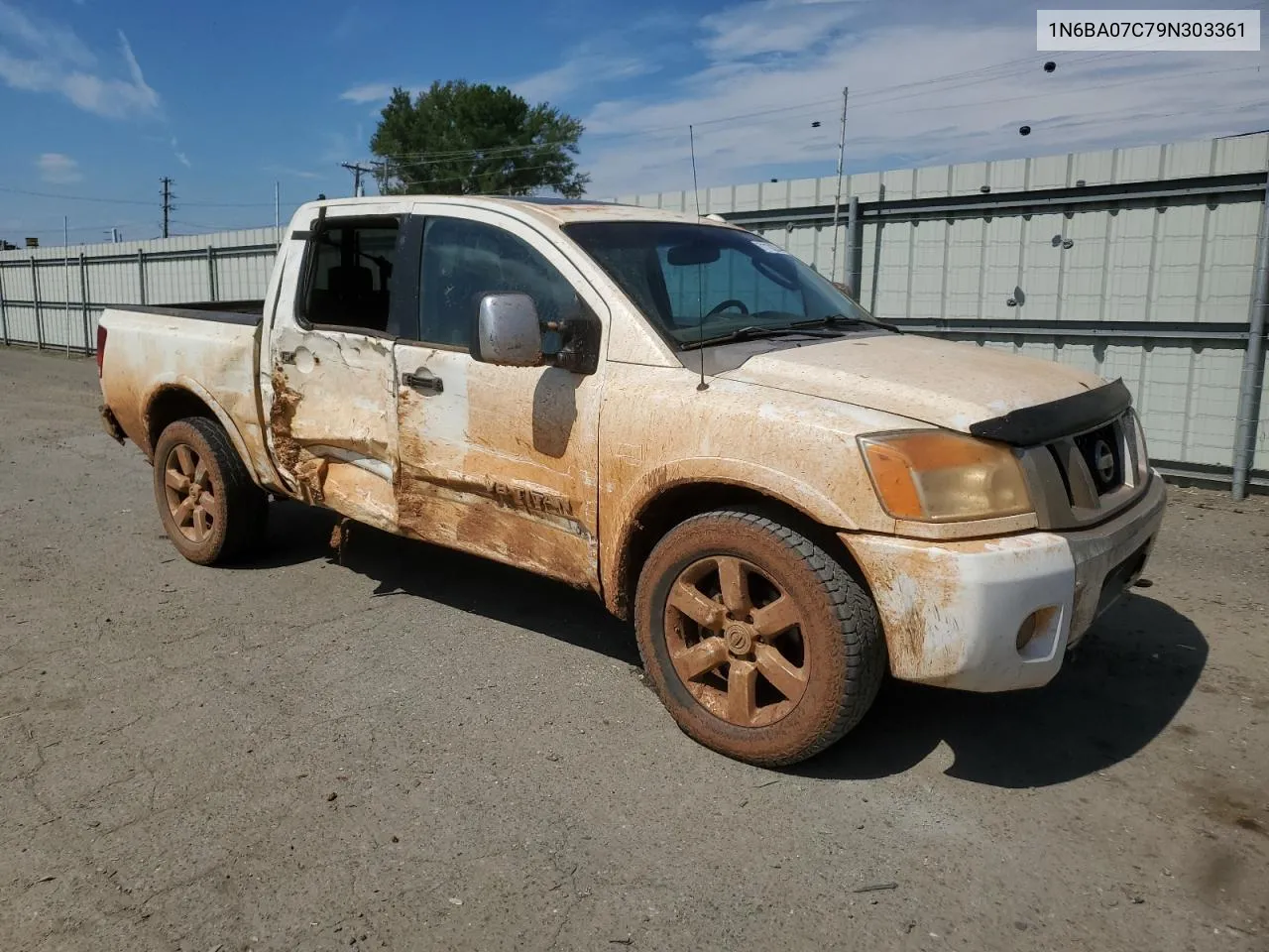 2009 Nissan Titan Xe VIN: 1N6BA07C79N303361 Lot: 71182244