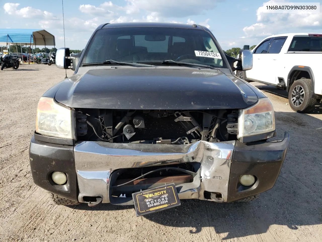 1N6BA07D99N303080 2009 Nissan Titan Xe