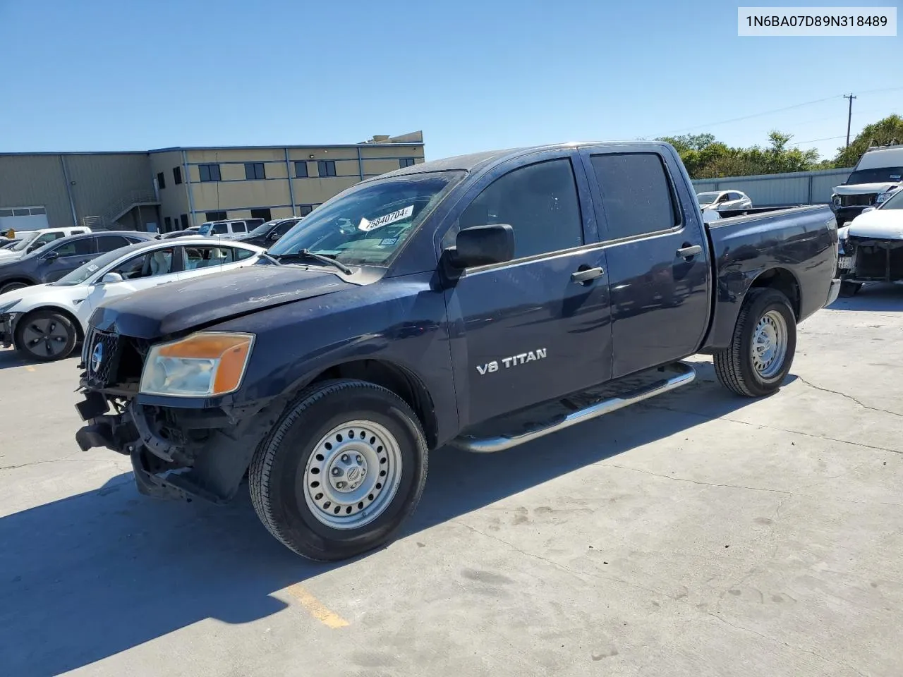 2009 Nissan Titan Xe VIN: 1N6BA07D89N318489 Lot: 75840704