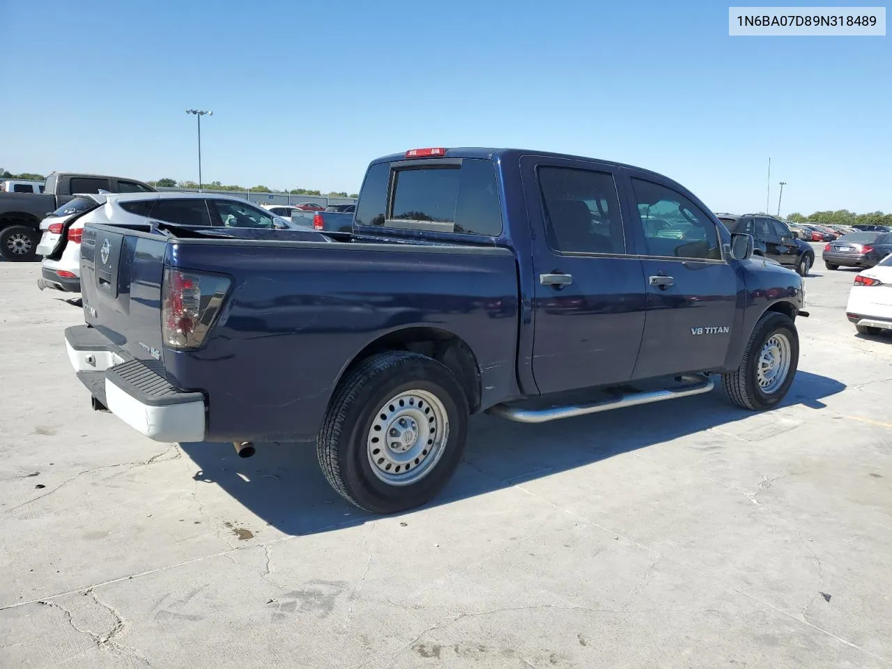 2009 Nissan Titan Xe VIN: 1N6BA07D89N318489 Lot: 75840704