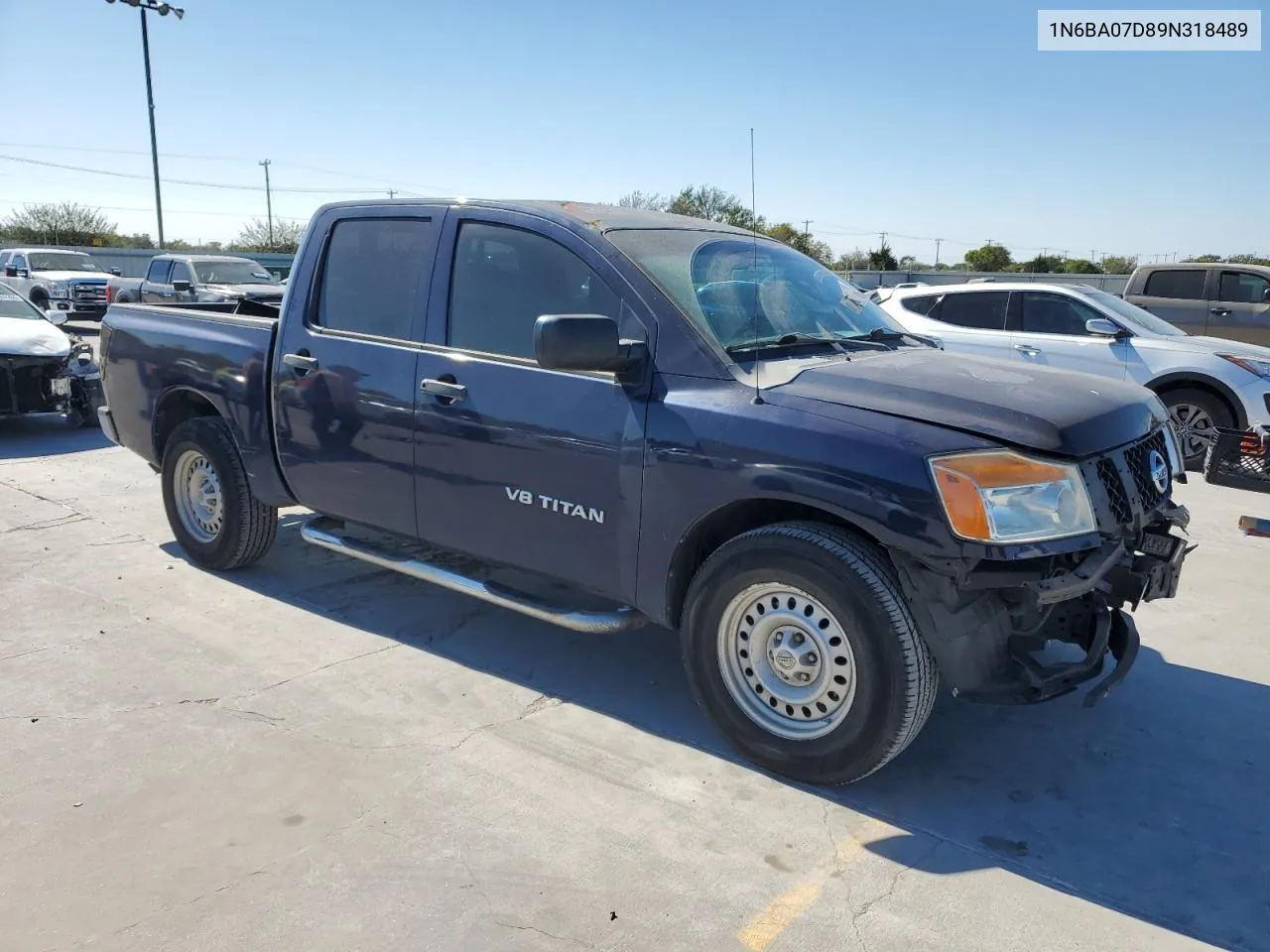 2009 Nissan Titan Xe VIN: 1N6BA07D89N318489 Lot: 75840704