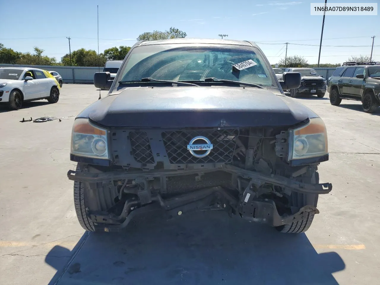 2009 Nissan Titan Xe VIN: 1N6BA07D89N318489 Lot: 75840704