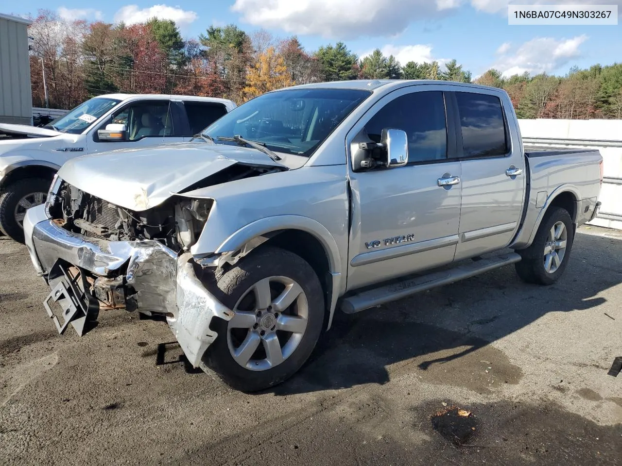 2009 Nissan Titan Xe VIN: 1N6BA07C49N303267 Lot: 79812714