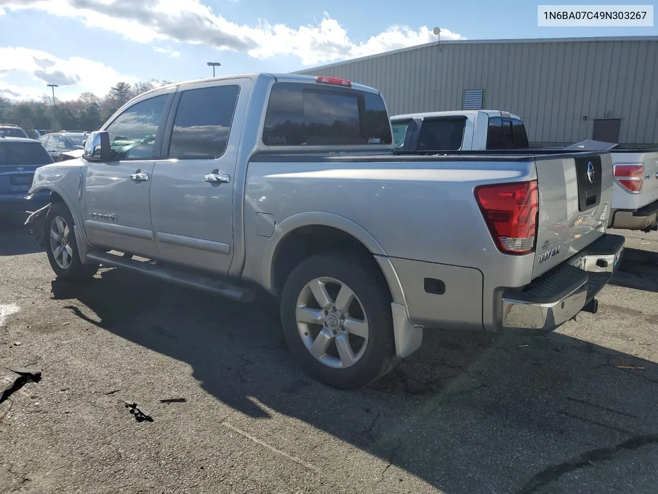 2009 Nissan Titan Xe VIN: 1N6BA07C49N303267 Lot: 79812714