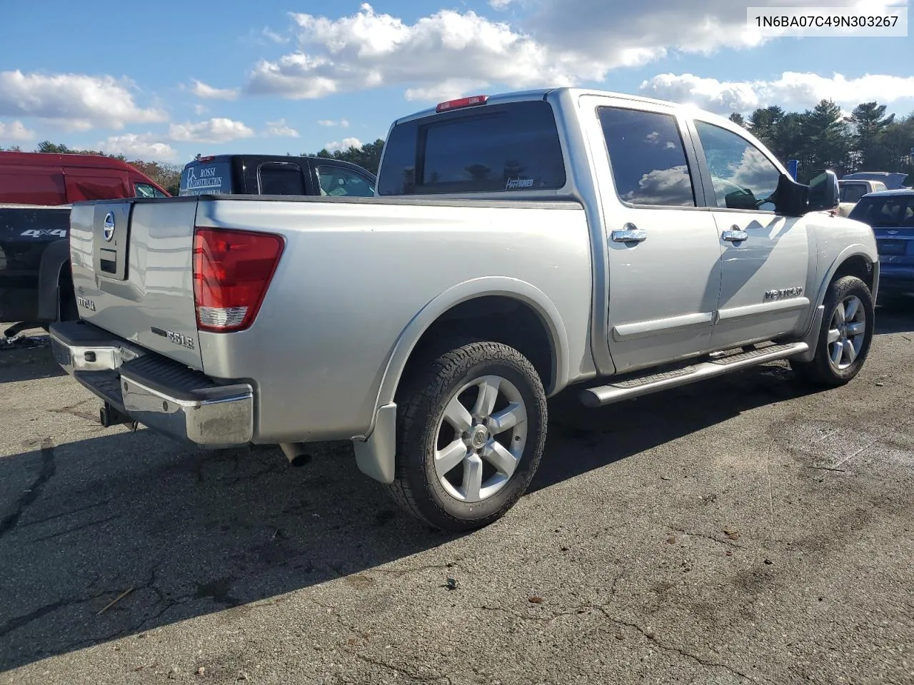 2009 Nissan Titan Xe VIN: 1N6BA07C49N303267 Lot: 79812714