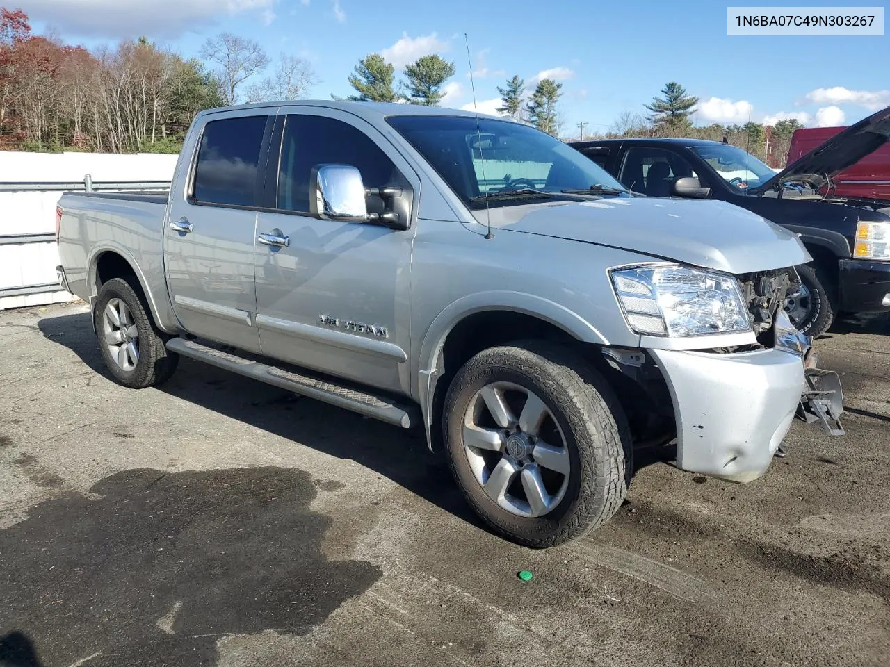 2009 Nissan Titan Xe VIN: 1N6BA07C49N303267 Lot: 79812714