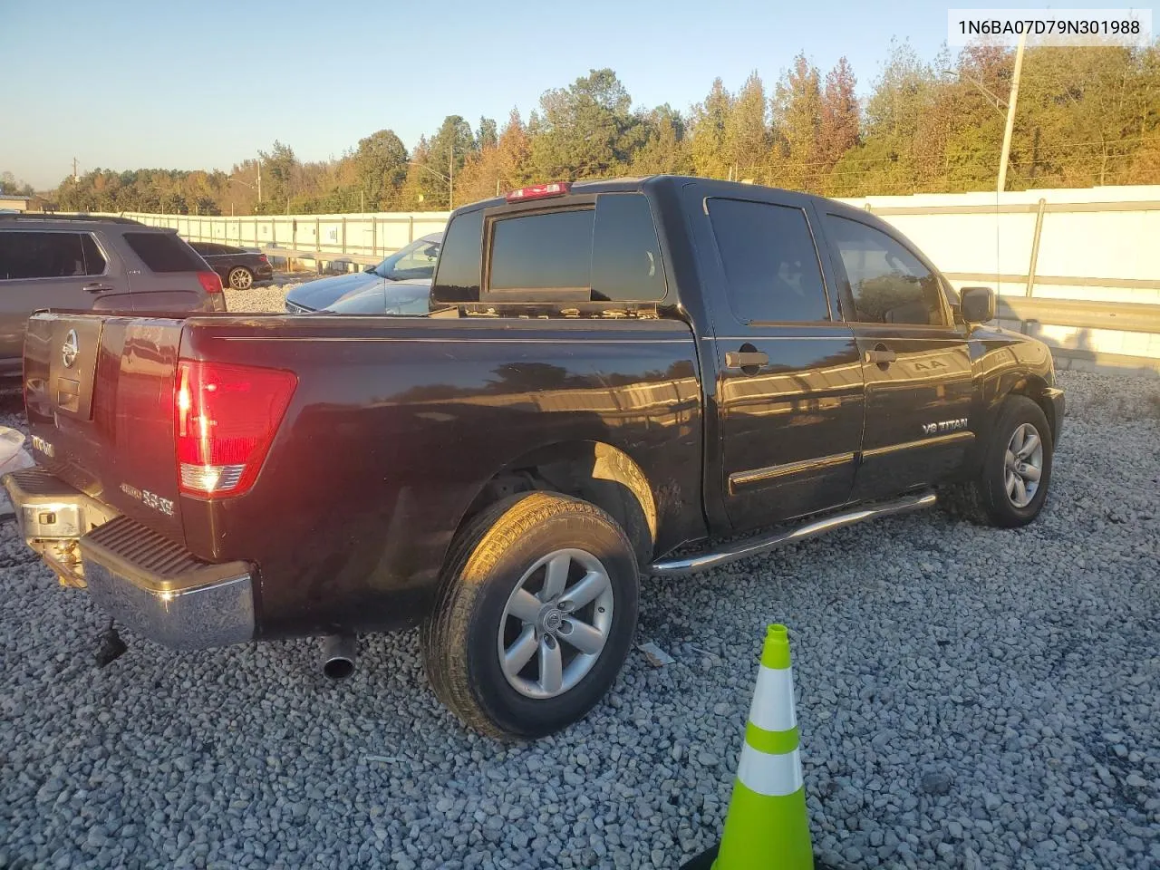 2009 Nissan Titan Xe VIN: 1N6BA07D79N301988 Lot: 80089954