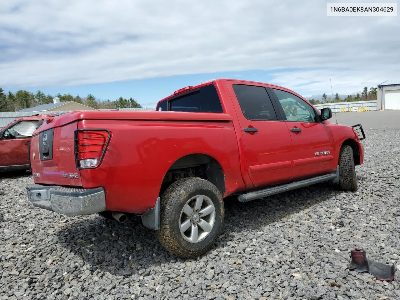 2010 Nissan Titan Xe VIN: 1N6BA0EK8AN304629 Lot: 53702084