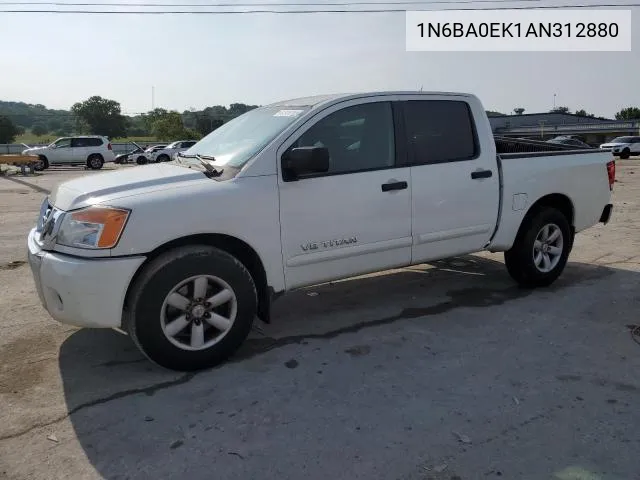 1N6BA0EK1AN312880 2010 Nissan Titan Xe