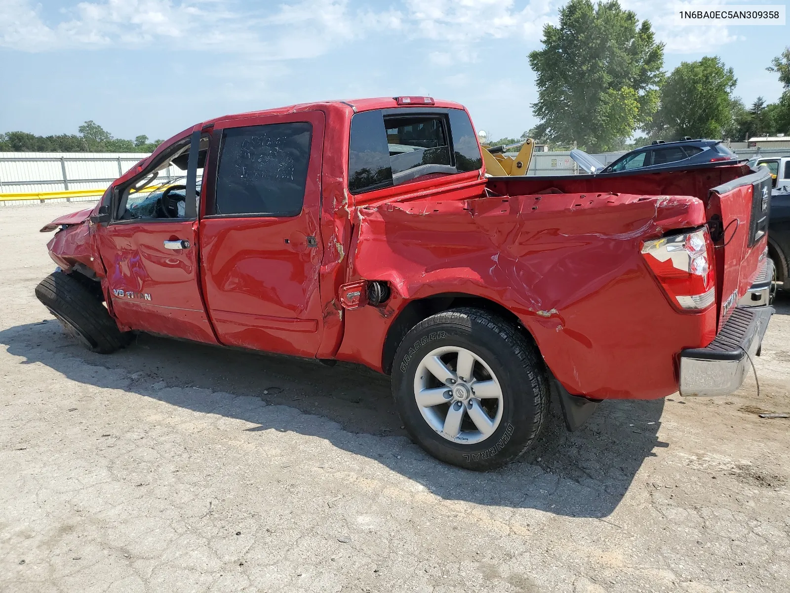 2010 Nissan Titan Xe VIN: 1N6BA0EC5AN309358 Lot: 62724054