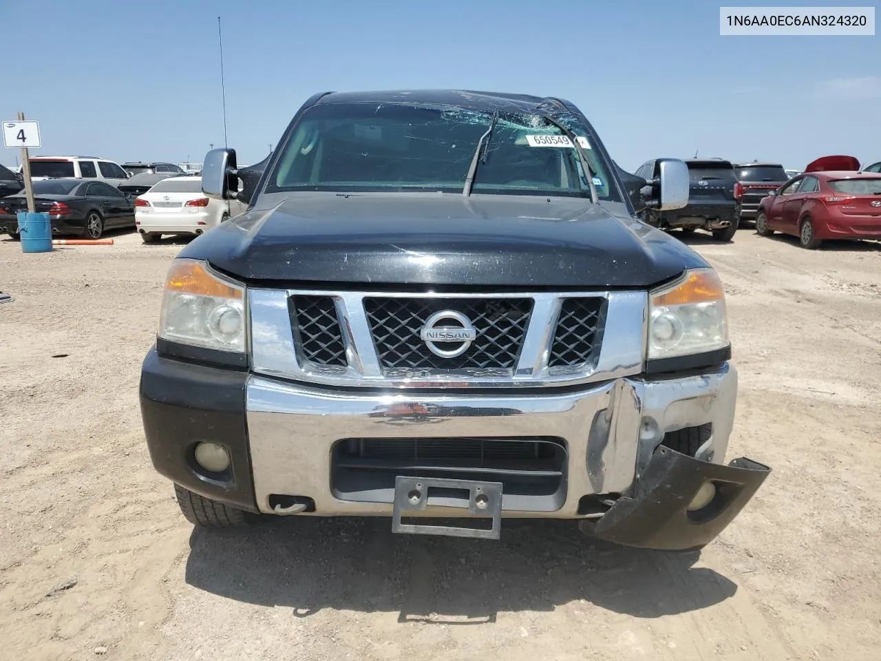 2010 Nissan Titan Xe VIN: 1N6AA0EC6AN324320 Lot: 65054914