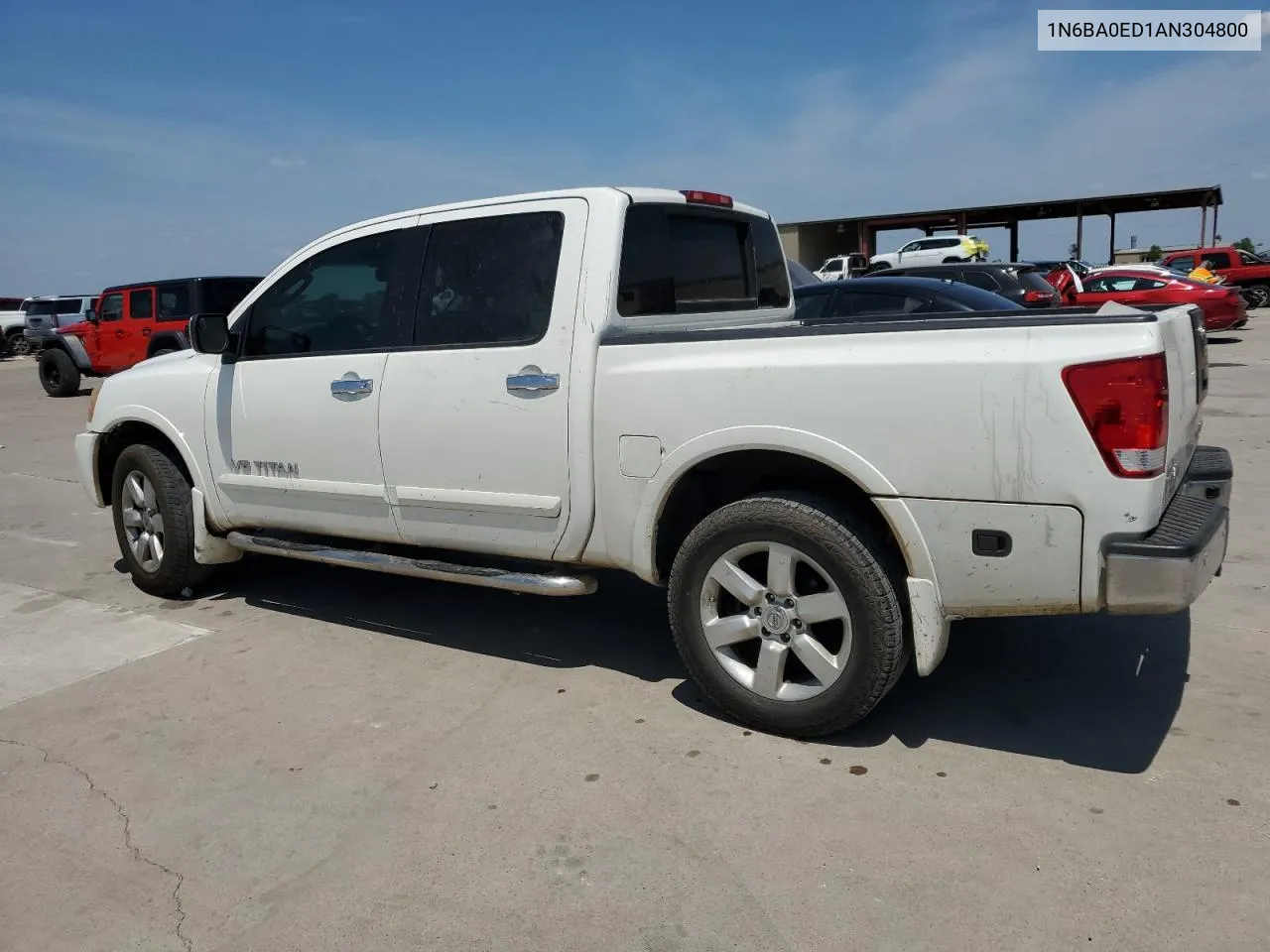 2010 Nissan Titan Xe VIN: 1N6BA0ED1AN304800 Lot: 67090274