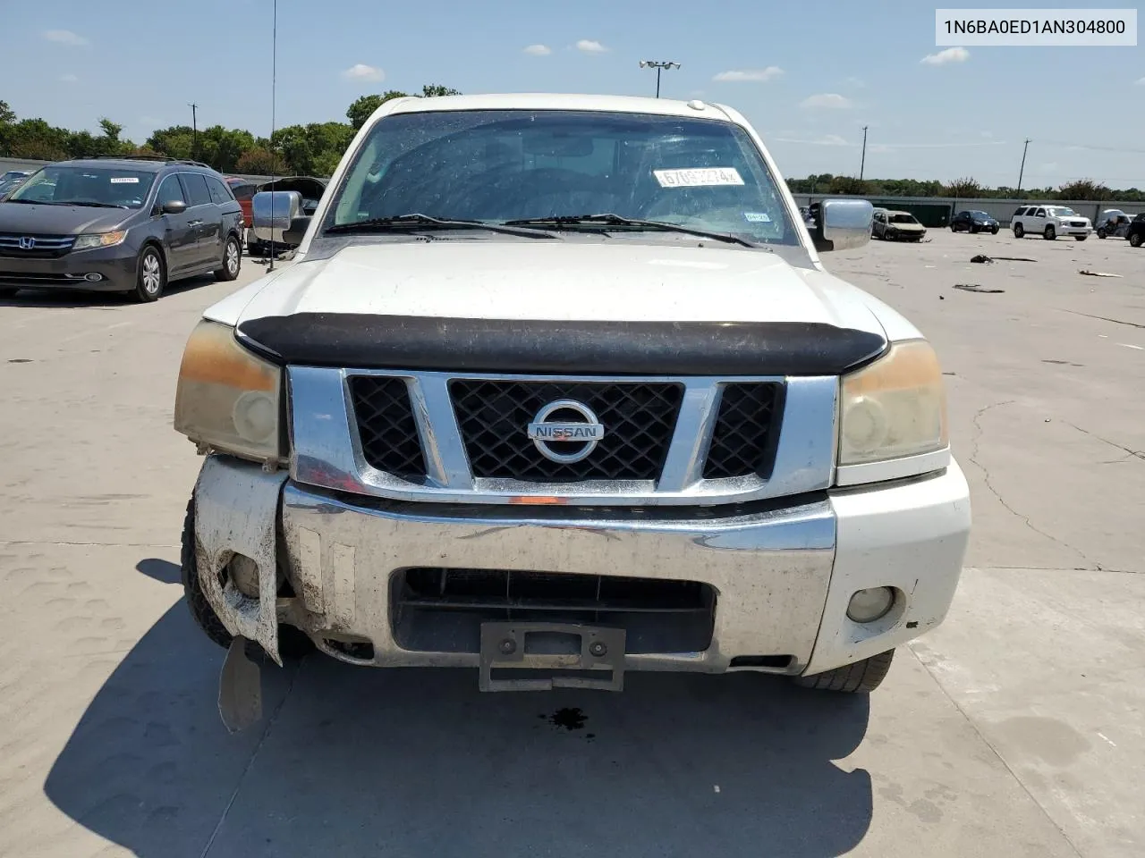 2010 Nissan Titan Xe VIN: 1N6BA0ED1AN304800 Lot: 67090274