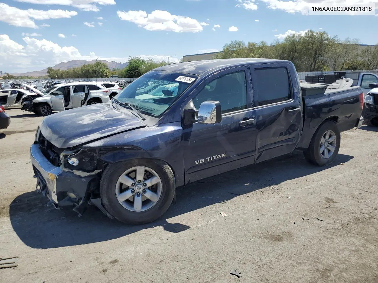 2010 Nissan Titan Xe VIN: 1N6AA0EC2AN321818 Lot: 68717484