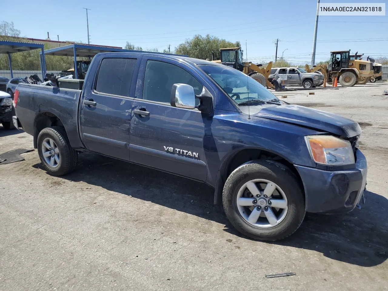 2010 Nissan Titan Xe VIN: 1N6AA0EC2AN321818 Lot: 68717484