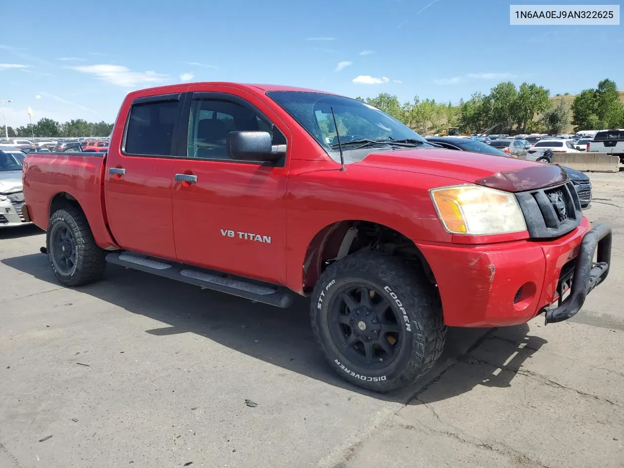 2010 Nissan Titan Xe VIN: 1N6AA0EJ9AN322625 Lot: 68731884