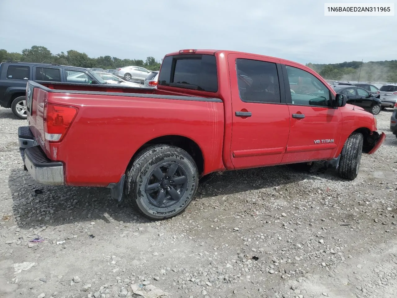 2010 Nissan Titan Xe VIN: 1N6BA0ED2AN311965 Lot: 69019594