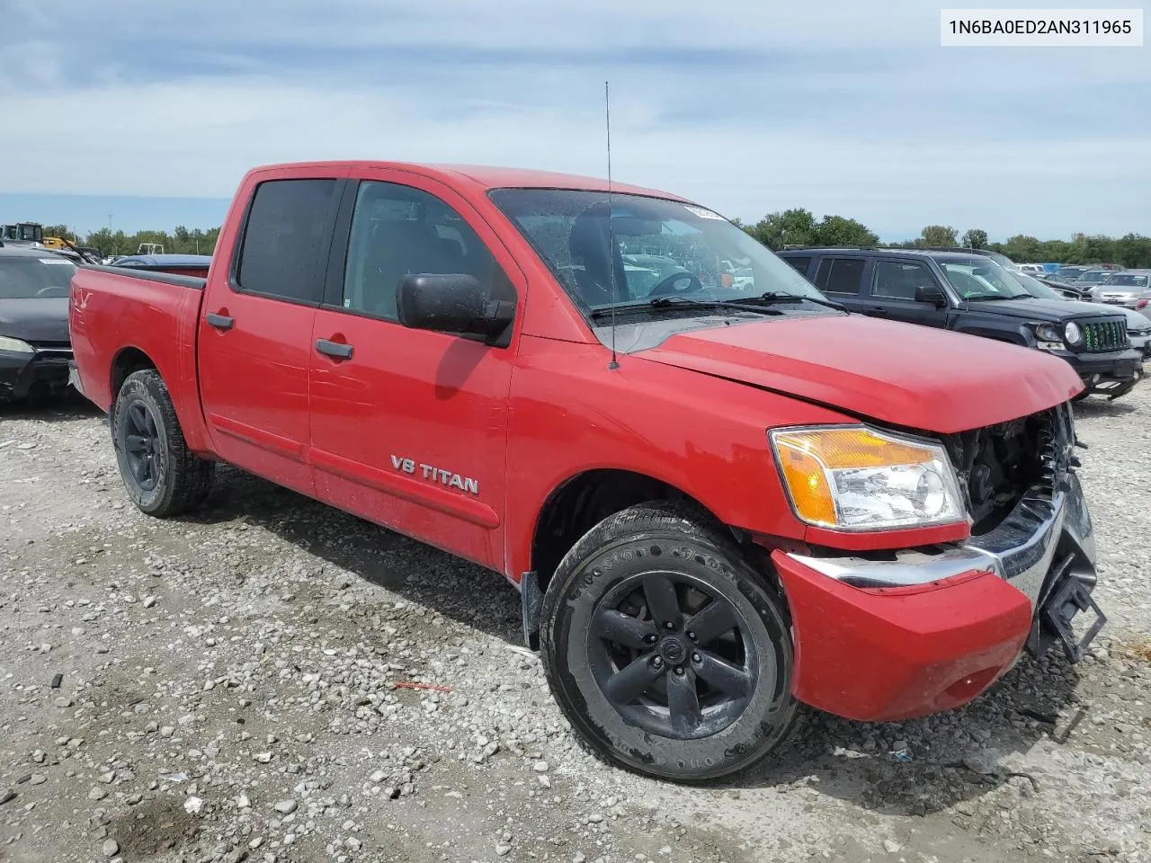 2010 Nissan Titan Xe VIN: 1N6BA0ED2AN311965 Lot: 69019594