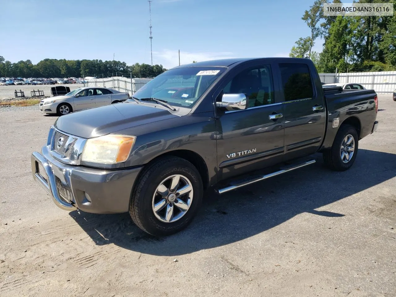 2010 Nissan Titan Xe VIN: 1N6BA0ED4AN316116 Lot: 69741294