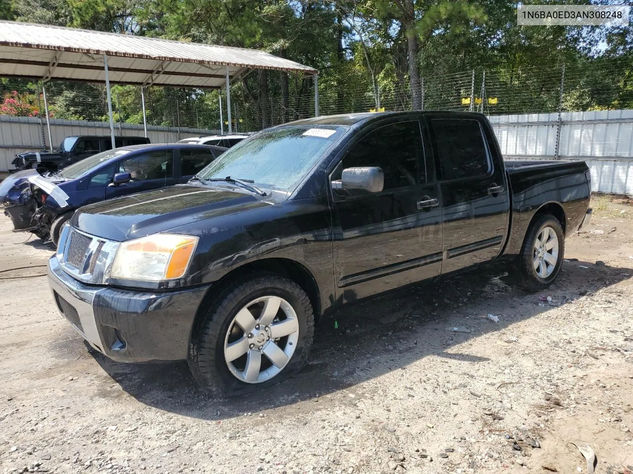 2010 Nissan Titan Xe VIN: 1N6BA0ED3AN308248 Lot: 69853114