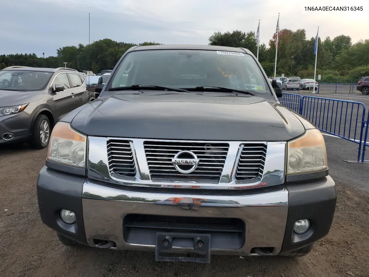 2010 Nissan Titan Xe VIN: 1N6AA0EC4AN316345 Lot: 70975484