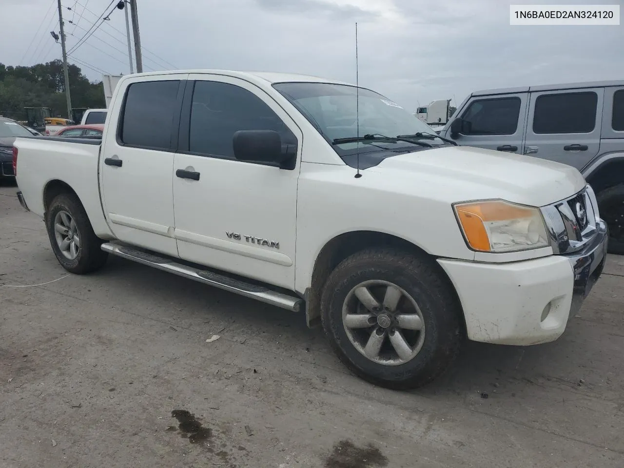 2010 Nissan Titan Xe VIN: 1N6BA0ED2AN324120 Lot: 71206064