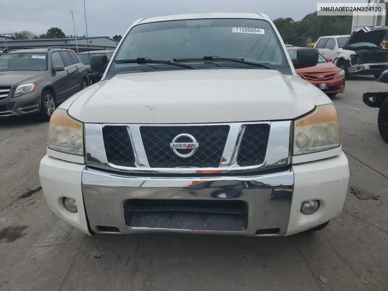 2010 Nissan Titan Xe VIN: 1N6BA0ED2AN324120 Lot: 71206064