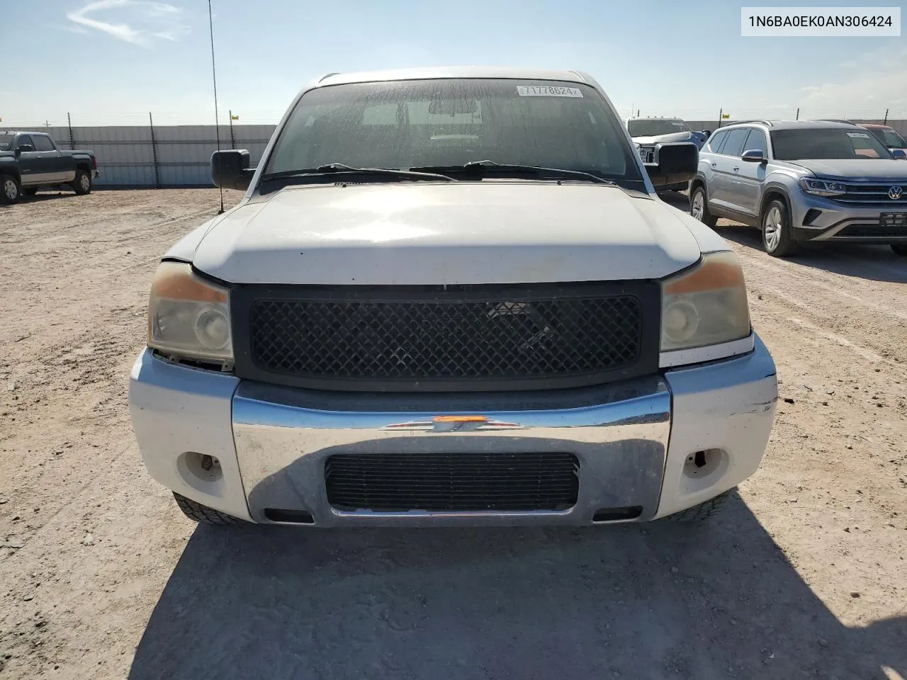 2010 Nissan Titan Xe VIN: 1N6BA0EK0AN306424 Lot: 71778624