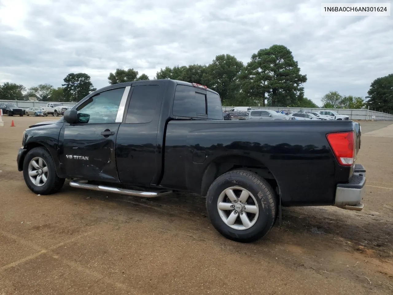 2010 Nissan Titan Xe VIN: 1N6BA0CH6AN301624 Lot: 71998884